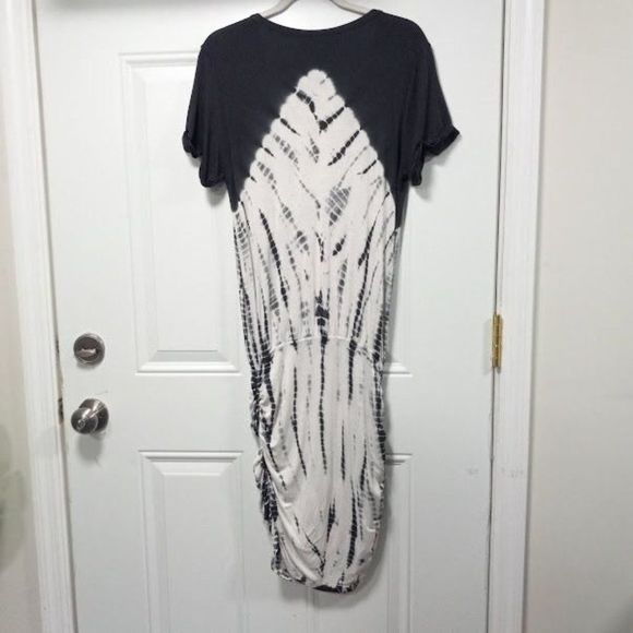 NWT Young Fabulous and Broke Black and White Tye Die Summer Dress S - Picture 7 of 8